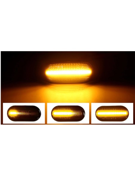 Kit Freccia Laterale a Led Side Marker Dinamica Lente Fume Smart Fortwo W453 C453 OEM CL-SM453-SM