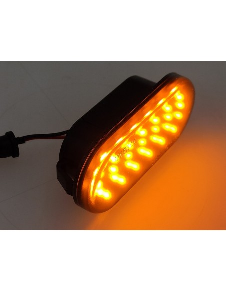 Kit Freccia Laterale a Led Side Marker Dinamica Lente Fume VW Bora Golf 3 4 Lupo Passat Polo Sharan Vento T5