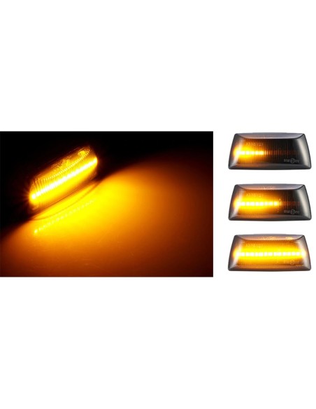 Kit Freccia Laterale a Led Side Marker Dinamica Lente Fume Opel Adam Astra H Corsa D E Insigina A Meriua Zafira B