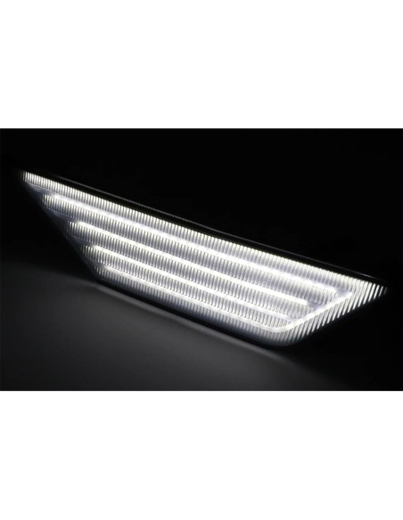 Kit Freccia Laterale a Led Side Marker Dinamica Lente Fume Honda Civic 10 2016-2019 + DRL Bianco