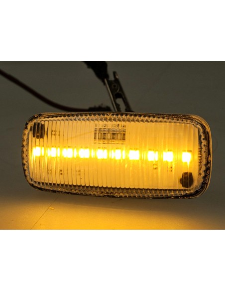 Kit Freccia Laterale a Led Side Marker Dinamica Lente Fume Chrysler 200 300 Dodge Charger Avenger Jeep Compass
