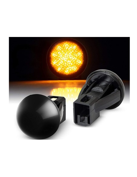 Kit Freccia Laterale a Led Side Marker Dinamica Lente Fume Fiat 600 Seicento 1998-2012 Multipla 1999-2004