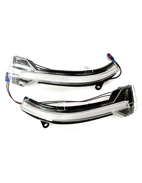 Kit Freccia Led Specchietto Retrovisore Dinamico Sequenziale BMW F10 F11 F12 F13 F06 F01 GT F07 Lente Trasparente Arancione