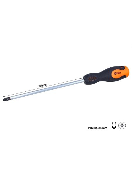 Cacciavite a Croce PH3 8X200mm Con Punta Magnetica
