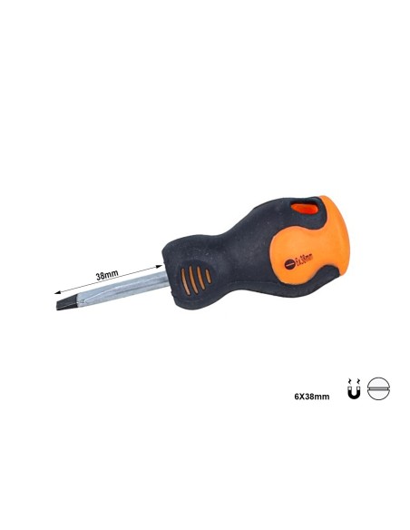 Cacciavite a Taglio 6X38mm Con Punta Magnetica