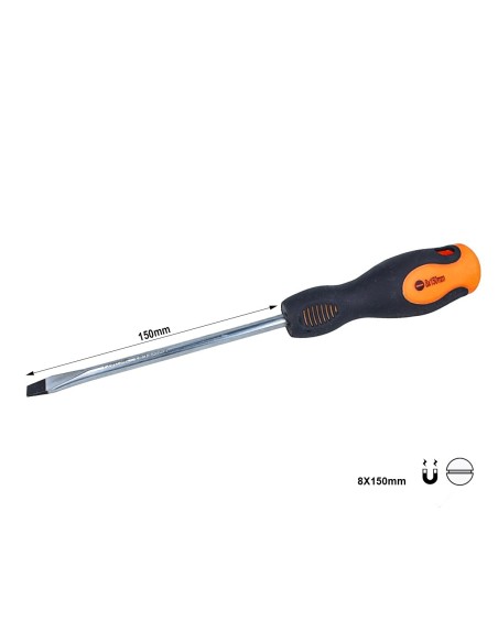 Cacciavite a Taglio 8X150mm Con Punta Magnetica