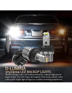 Lampada Led Luce Retromarcia Canbus 3157 T25 P27/7W 12V 24V 21W Bianco 2800 Lumens 2