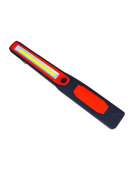 Lampada Torcia Led Officina Slim 13mm Cob 2W Portatile Alimentazione Con 4 Pile AA