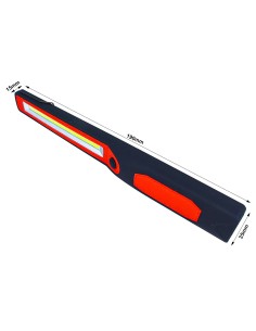 Lampada Torcia Led Officina Slim 13mm Cob 2W Portatile Alimentazione Con 4 Pile AA 2