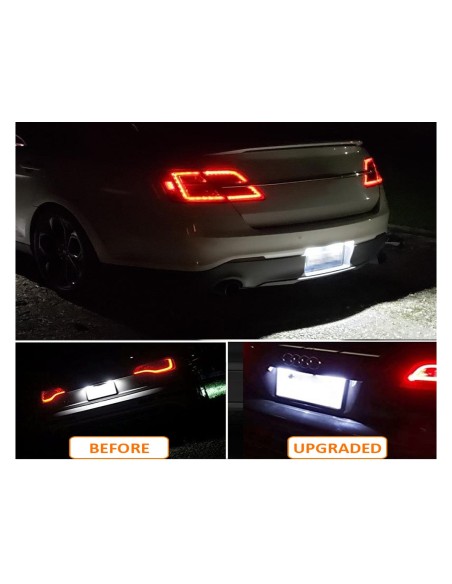 Kit Luci Targa Led Audi Q7 A4 A3 A8 A6 S6 Canbus 6000K 10W 12V IP67