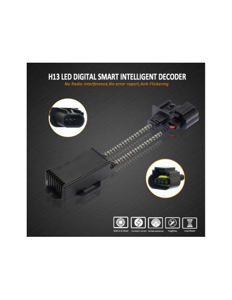 Led Warning Canceller HB5 9007 12V Filtro Resistenza Cancella Errore Kit Full Led