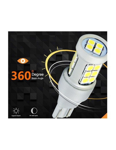 Lampada Led T15 W16W Canbus 12V 24V 12W No Polarita 900 Lumen 360 Gradi