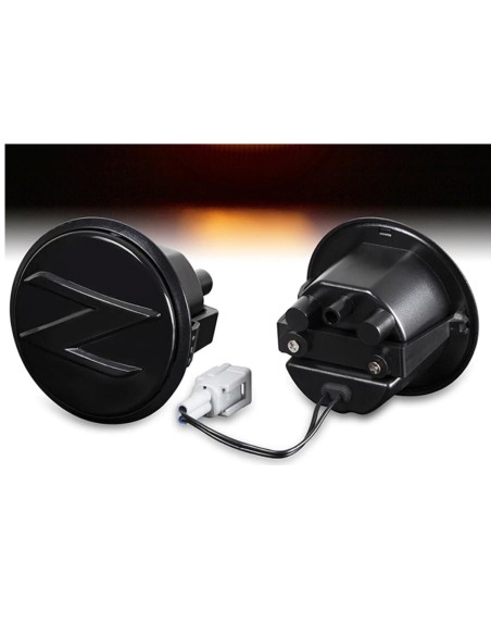 Kit Freccia Laterale a Led Side Marker Dinamica Lente Fume Nissan 370Z 2009-2015 26165-1EK0A Con Segno Z