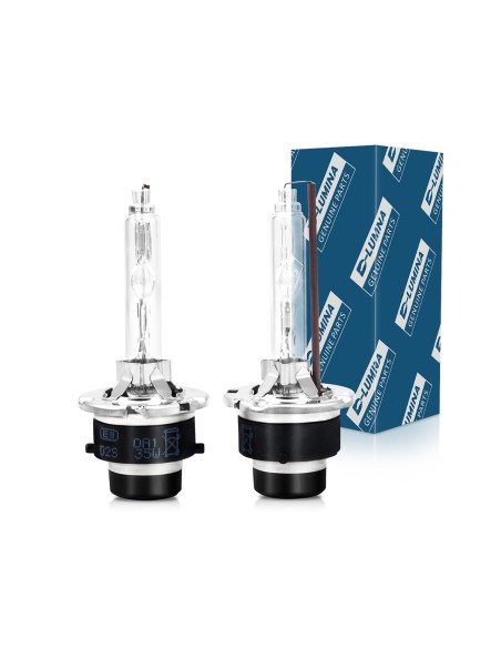 Coppia Lampada Hid Xenon D2S 6000K Attacco Metallo
