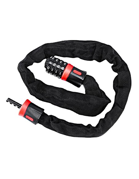 Catena Con Lucchetto A Combinazione 4 Cifre 100cm Per Moto Scooter Bicicletta Monopattino
