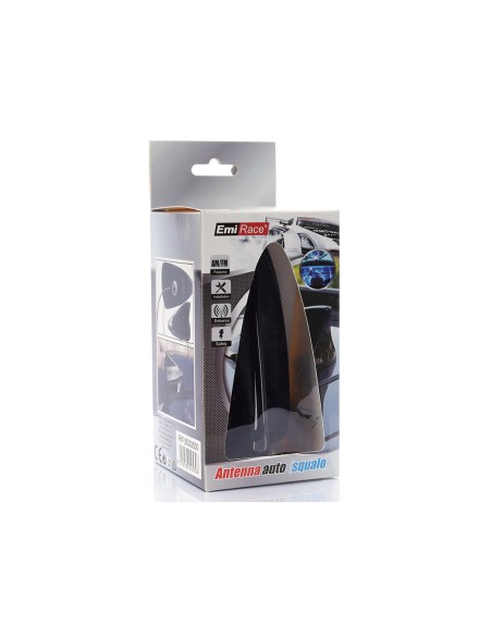 Antenna Auto Pinna Di Squalo Segnale Radio AM FM per Auto SUV Camion Furgone Colore Nero