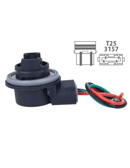 10 Portalampada Supporto Attacco 3157 T25 P27/7W
