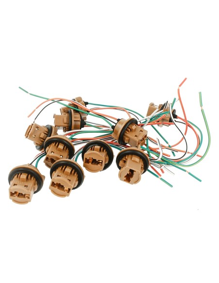 10 Portalampada Supporto Attacco 7443 T20 W21/5W
