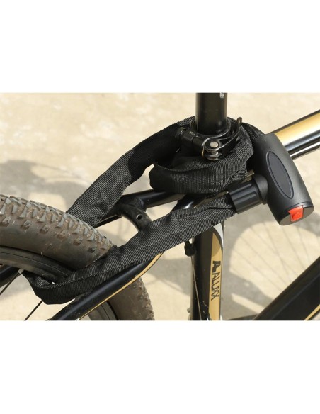 Catena Antifurto Moto Con 2 Chiavi 6X900mm Lucchetto Per Bicicletta Cancello