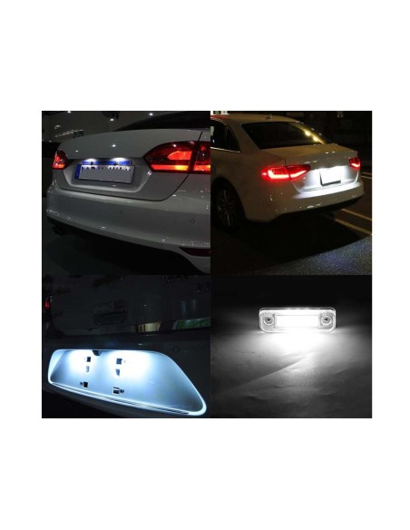 Kit Luci Targa Led Mercedes ML Class W163 Facelift 2001-2005 OEM 1638200066 A1638200066