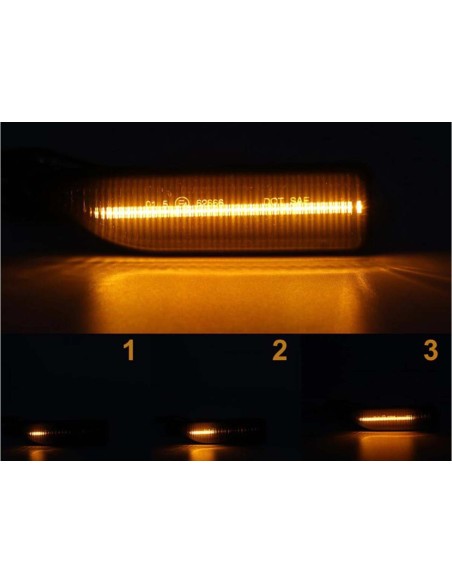 Kit Freccia Laterale a Led Side Marker Dinamica Lente Fume Mini F60 Countryman 2017-2020 63137406369