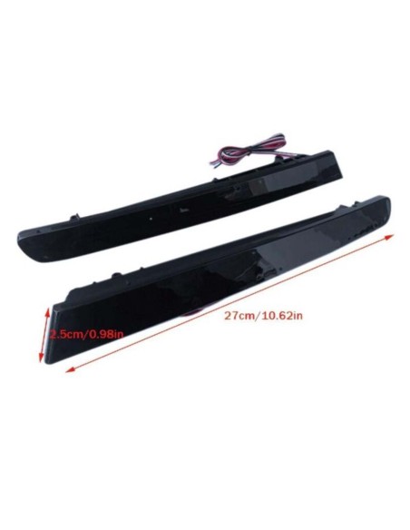 Kit 2 Fanali Posteriori A Led Nero Fume Per Ford Explore 2011-2015 OEM BB5Z15A449C BB5Z15A448B