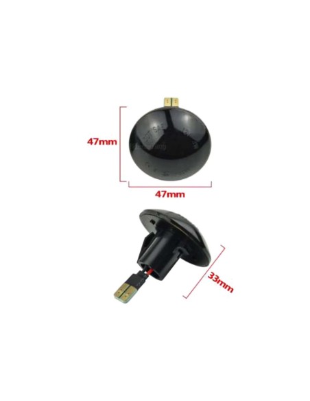 Kit Freccia Laterale a Led Side Marker Colore Bianco Lente Fume Range Rover L322 2002-2012 OEM XGB500020A