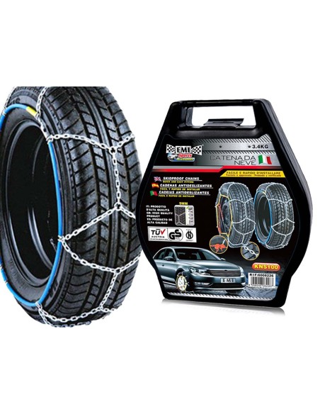 Catena Da Neve 9mm KNS100 Gruppo 100 Omologato ONORM V5117