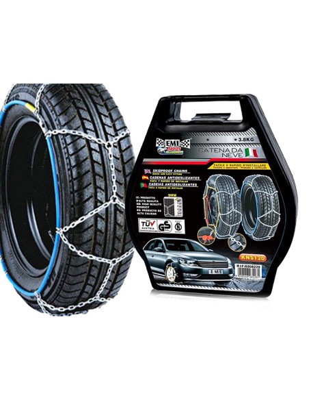 Catena Da Neve 9mm KNS120 Gruppo 120 Omologato ONORM V5117