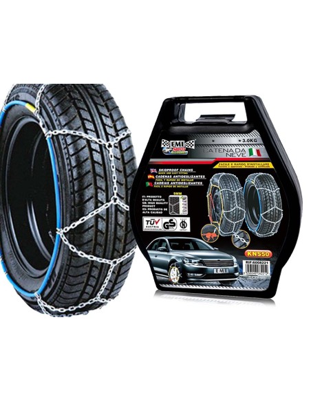 Catena Da Neve 9mm KNS50 Gruppo 50 Omologato ONORM V5117