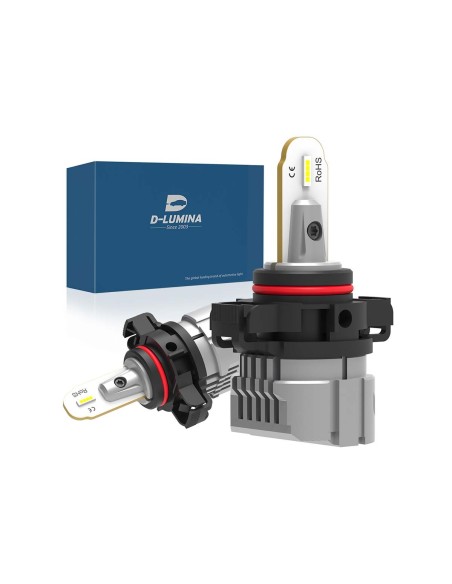 Lampada Led 2504 PSX24W PG20/7 12276 C1 12V 20W Fendinebbia IP65 Bianco 6000K 2000LM 360 Gradi Canbus Slim