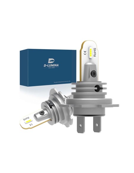 Lampada Led H7 12V 20W Fendinebbia IP65 Bianco 6000K 2000LM 360 Gradi Canbus Slim