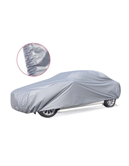 Telo Copriauto da Esterno Per Berline Misura XL 540X175X120cm Impermeabile Antigraffio Resistente