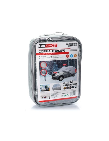 Telo Copriauto da Esterno Per SUV Misura M 480X150X150cm Impermeabile Antigraffio Resistente