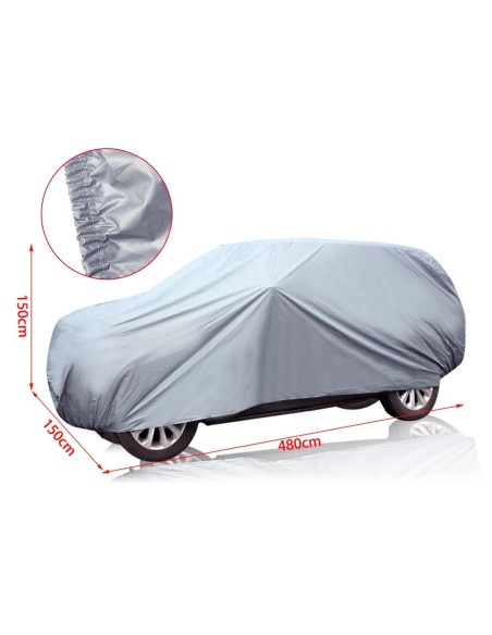 Telo Copriauto da Esterno Per SUV Misura M 480X150X150cm Impermeabile Antigraffio Resistente