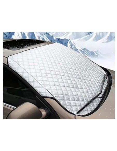Telo Parabrezza Antighiaccio 225X90cm Copri Parabrezza per Auto Inverno e Estate