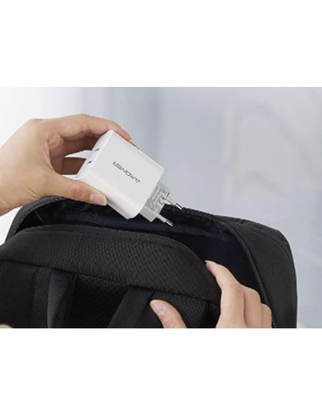 Caricatore USB QC3.0 e USB C PD 18W Caricabatterie 2 In 1 Ricarica Veloce