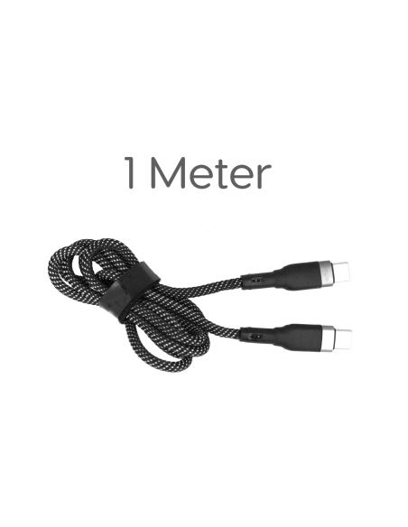 Cavo USB C USB C Nylon Intrecciato 3,5A Ricarica Veloce Massimo 60W Lunga 1 Metro