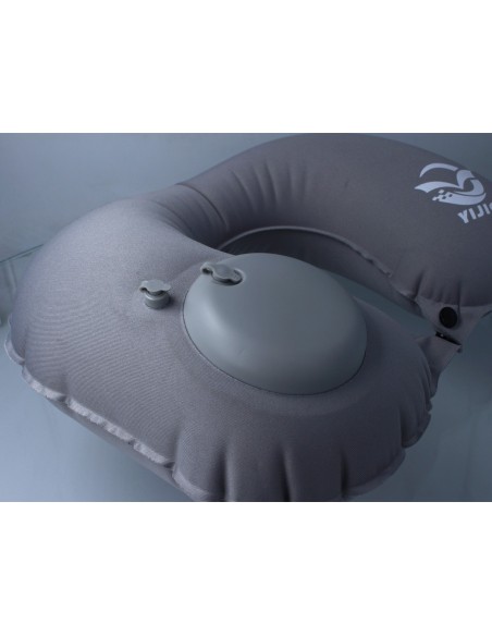 Kit Cuscino Gonfiabile da Viaggio Cuscino Cervicale Versione Premium Borsa porta Cuscino Inclusa