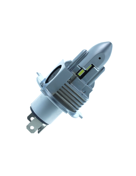 Lampada Full Led H4 12V 30W Bianco 6000K 3000/3000LM 360 Gradi Canbus Slim Con Ventola