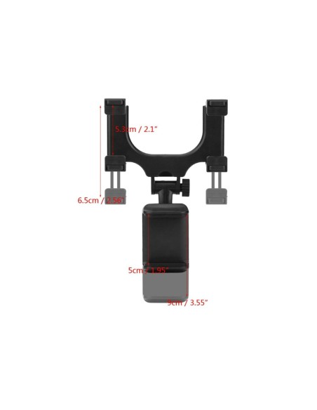 Porta Cellulare da Auto Specchietto Supporto Smartphone da Specchietto Retrovisore Auto