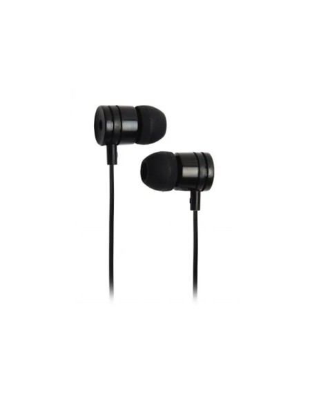 Auricolari con Filo Jack 3,5mm Cuffia Con Microfono Cavo 1,2M Nero