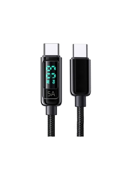 Cavo USB C USB C PD QC3.0 60W 20V 3A 1M Con Display Indicatore di Potenza