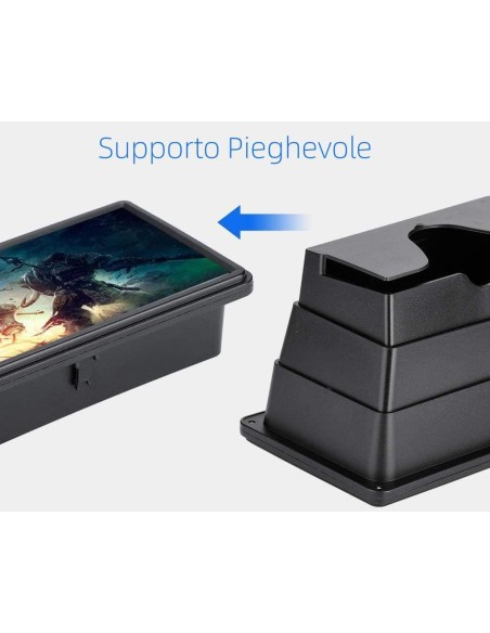 Lente Ingrandimento Smartphone 8'' Per Ingrandimento Schermo Cellulare Supporto Pieghevole