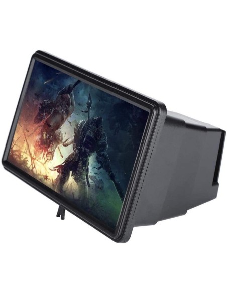 Lente Ingrandimento Smartphone 8'' Per Ingrandimento Schermo Cellulare Supporto Pieghevole