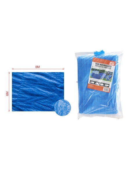 Telo Telone Occhiellato Leggero 65g/mq 6X6M