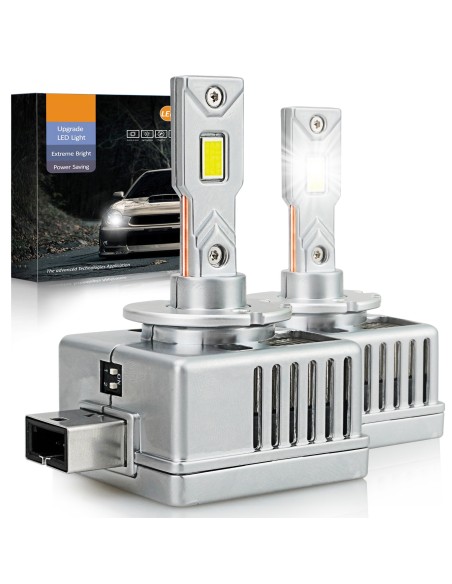 Kit Full Led Premium D8S 80W 6000K 12000 Lumen 100% Canbus Piu Luminoso