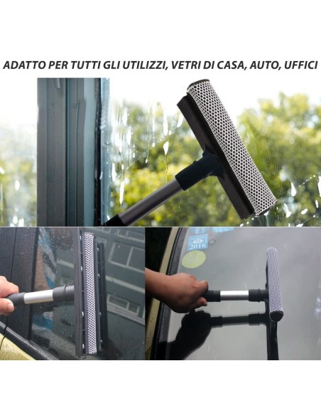 Spazzola Lavavetri 2 in 1 25cm