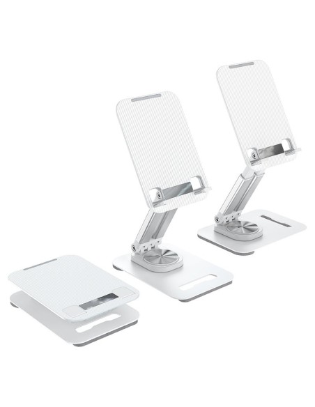 Supporto per Tablet Universale Girevole 360&deg Bianco