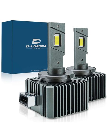 Kit Full Led Ultra Mini D1S D1R 70W 6000K 13000 Lumen 4 Volte Piu Luminoso Rispetto Xenon